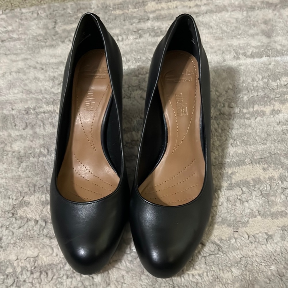 Gently used black heels